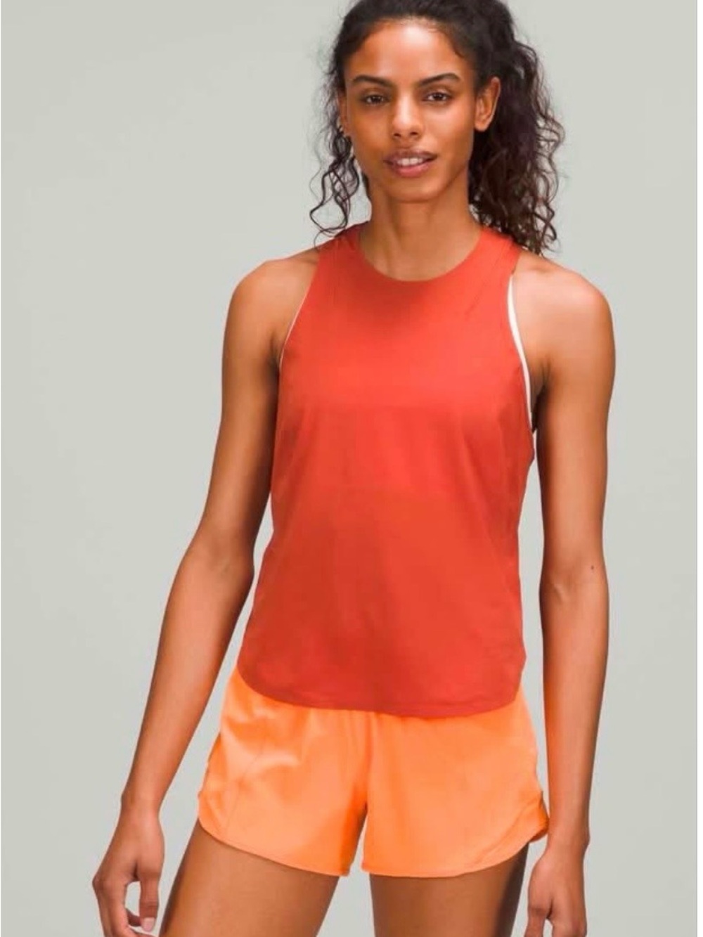 Lululemon Lightweight Run Kit Tank Top
Red Rock size 4